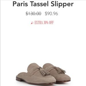 NEW! Sam Edelman Paris Tassel Slides